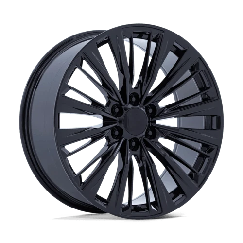 Cadillac Escalade Replica 24X10 +31 Gloss Black Wheel Rim 6X139.7 6X5.5 (QTY 1) - Picture 1 of 3