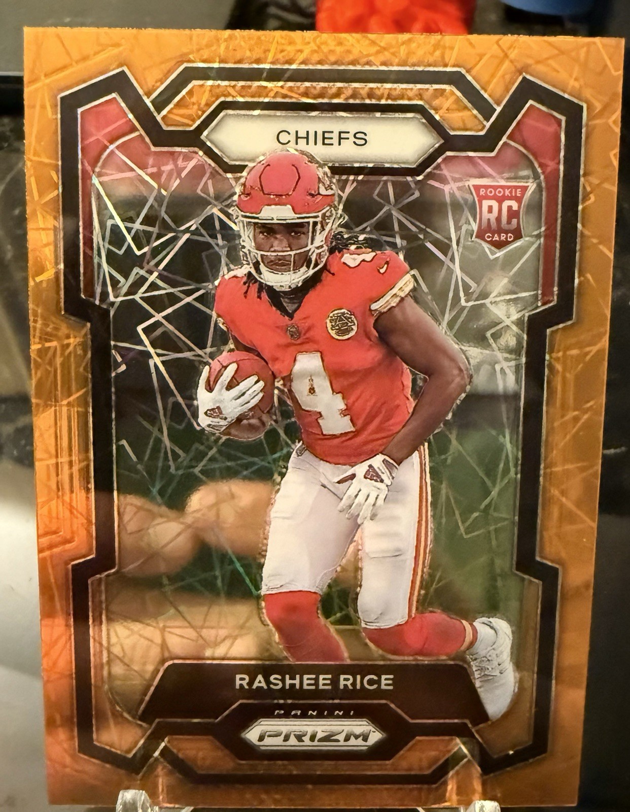2023 Panini Prizm - Rookies Rashee Rice #350 Lazer Prizm (RC)