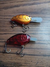 2 Lot Crankbaits Spro Little John 45 Micro And Storm Arashi Flat 7