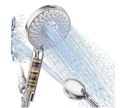 SR SUN RISE Filtered Shower Head with Handheld - High Pressure, 9 Spray Modes