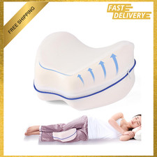 Leg Pillow Memory Foam Support for Side Sleepers, Knee and Hip Relief, Ergonomic
