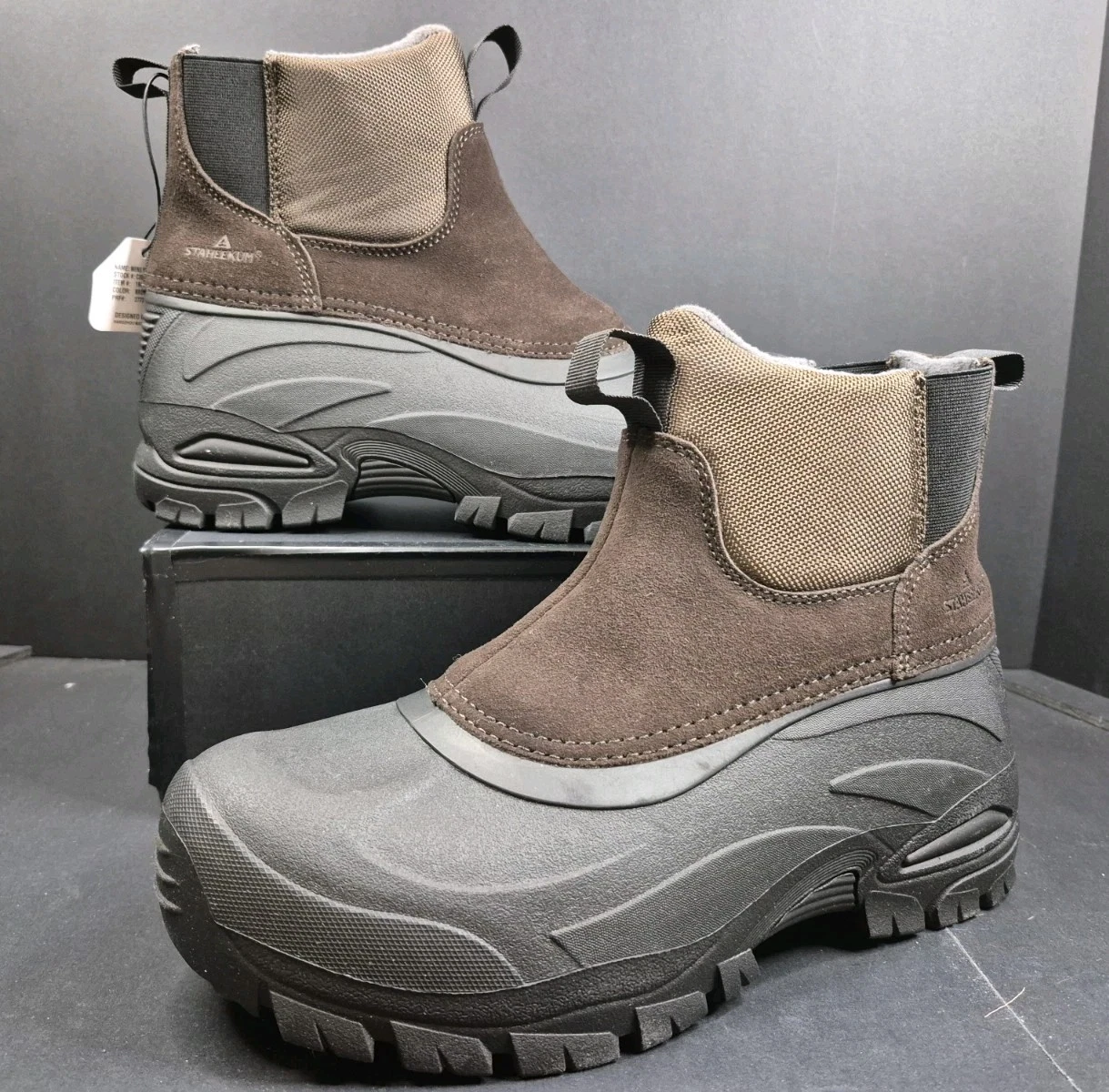 STAHEEKUM YUKON INSULATED BOOT MEN 10 1906815 BROWN NIB!