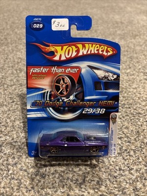 2006 HotWheels First Editions 29/38  70 Dodge Challenger Hemi purple Variant FTE