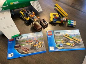 LEGO City Cargo Terminal 60022 100% COMPLETE W/Minifigs Instructions No Box