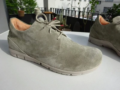 THINK 3-000735 KING Premium Herren Schuhe Wildleder Taupe Austria Gr.42 TOP - Bild 1 von 4