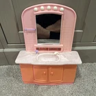 Vintage Barbie Bathroom Vanity Pink 1993