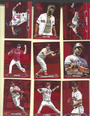 (20) 2024 Topps Stadium Club RED & PINK FOIL LOT - No Dupes - Stars / HOFers
