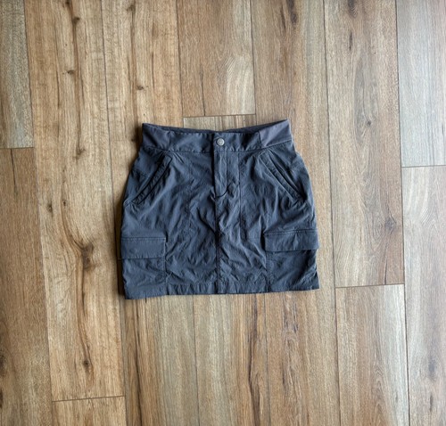 ATHLETA Trekkie North Cargo Skort Charcoal Gray Stretch Women’s Size 6 - Picture 1 of 5