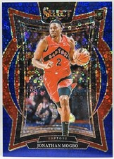 2024-25 Panini Select - Concourse Jonathan Mogbo #87 Blue Disco Prizm /25 (RC)