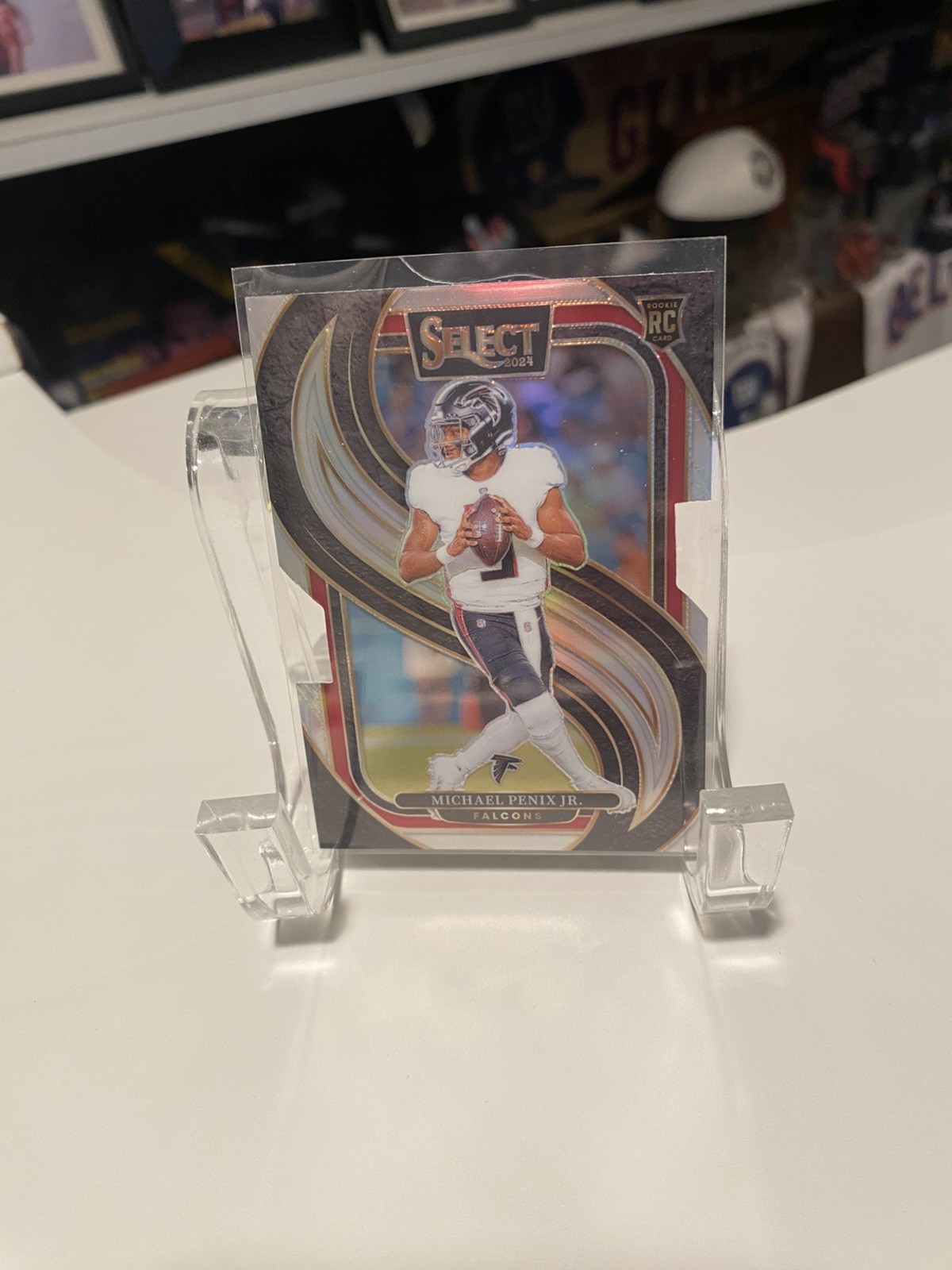 2024 Panini Select - Premier Level Michael Penix Jr. #110 Silver Prizm Die Cut