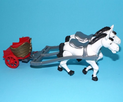 ASTERIX PLAY ACTION FIGURES 6254 ROMAN CHARIOT 2 WHITE HORSES BOXED ITALIAN B... - Bild 9 von 12