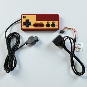 Lecteur Famicom personnalisé 1 Contrôleur + 5-Pin NES Adaptateur Cable FC & NES