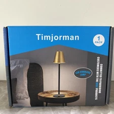 Timjorman LED Cordless Table Lamp 1 Pack White Brand New
