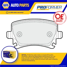 Brake Pads Set fits VW TOURAN 1T Rear 03 to 10 Proformer 1K0698451 Quality