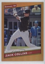 2020 Panini Donruss Retro 1986 Variations Holo Orange Zack Collins #247 00li