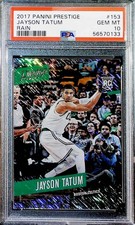 2017-18 Prestige Rain 153 Jayson Tatum RC Rookie Celtics PSA 10 GEM MINT