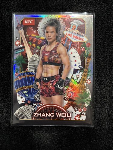 Zhang Weili #TNS-14 2025 Topps Chrome UFC Titans card