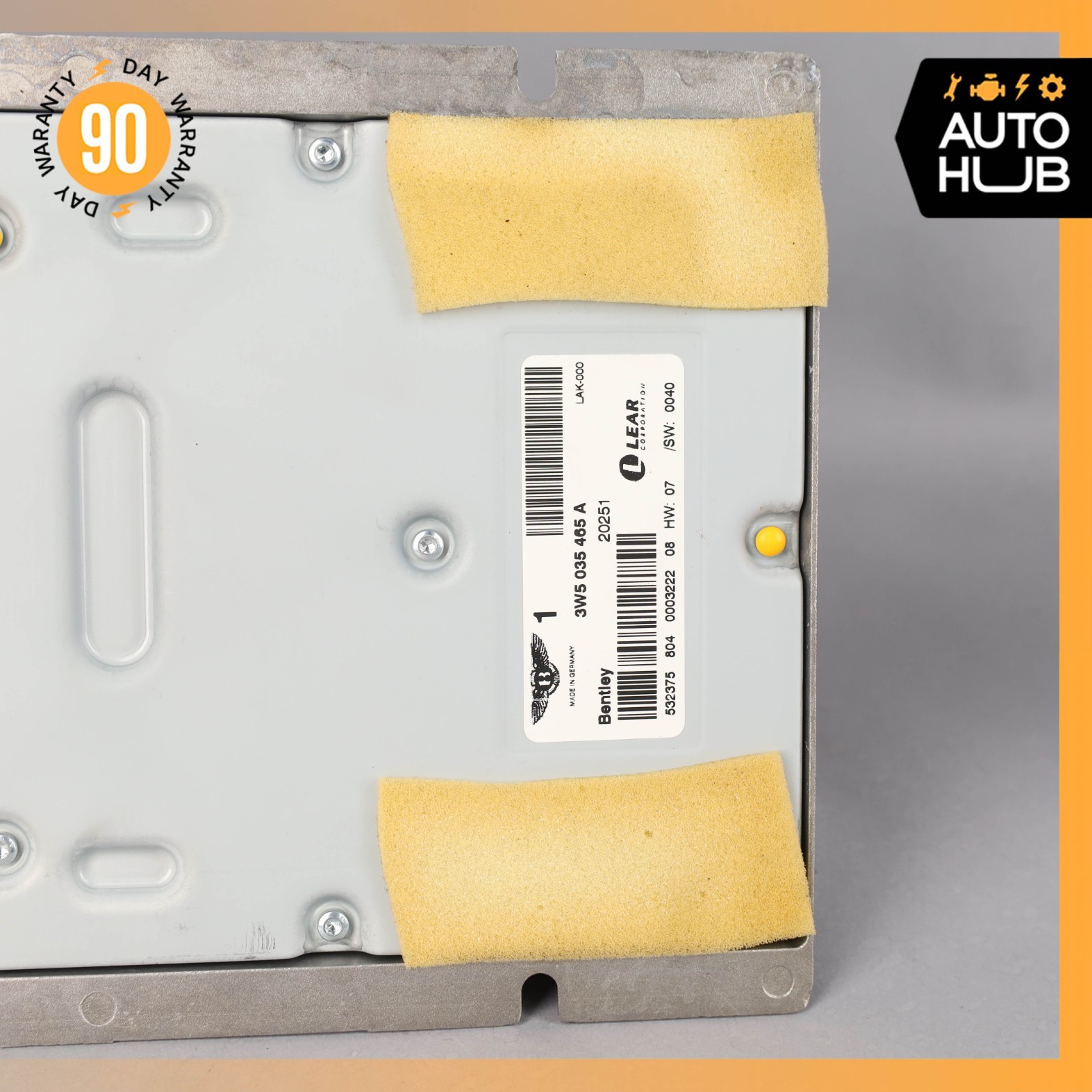 12-13 Bentley Flying Spur Audio Sound System Amplifier Amp 3W5035465A OEM