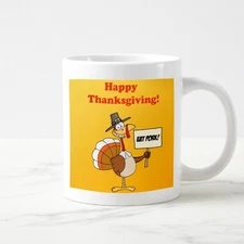 Funny Thanksgiving Mug Eat Porks Humor Coffe Cup Perfect Gift for Friends Family