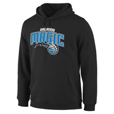 Men's Black Orlando Magic Primary Logo Pullover Hoodie