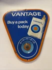Vintage Vantage Cigarette Thermometer Tin Sign Original!