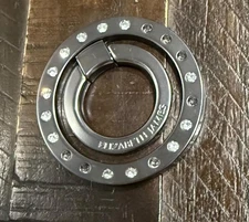 Elizabeth James Magnetic Ring Stand - Gunmetal Crystal - Missing Few Crystal