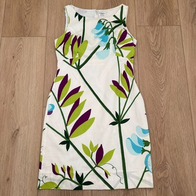 MARIMEKKO Dress 60s Mod Print Cotton Shift Dress Finnish Vintage Sz  Anthro