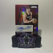 Panini Prizm 2024-25 Donovan Clingan Trail Blazers Rookie Auto Red /99 🔥❤️