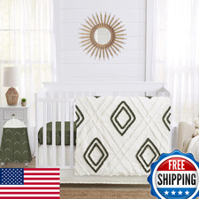 Sweet Jojo Designs 4-Piece Baby Crib Bedding Set Boho Chic For Boys Or Girls