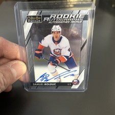 2023-24 OPC Platinum Rookie Autographs Samuel Bolduc R-SB New York Islanders