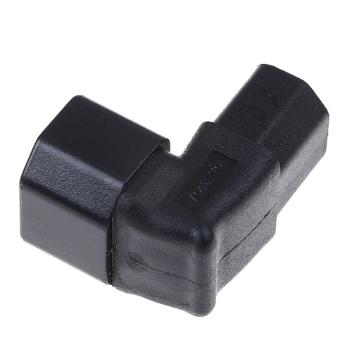 Down angled IEC adapter,right angled IEC 320 C14 to C13 for TV wamdJ;xg - Photo 2/10