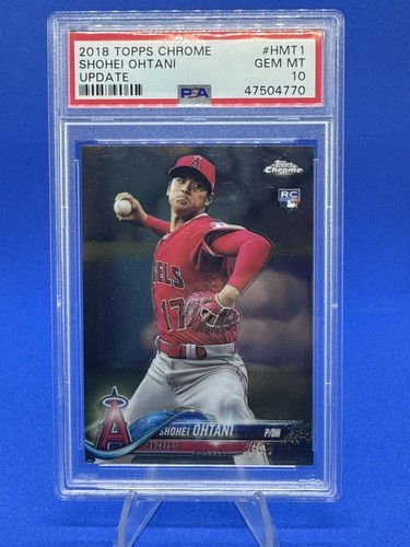 2018 Topps Chrome Update Shohei Ohtani RC Rookie #HMT1 Angels PSA 10 GEM MINT
