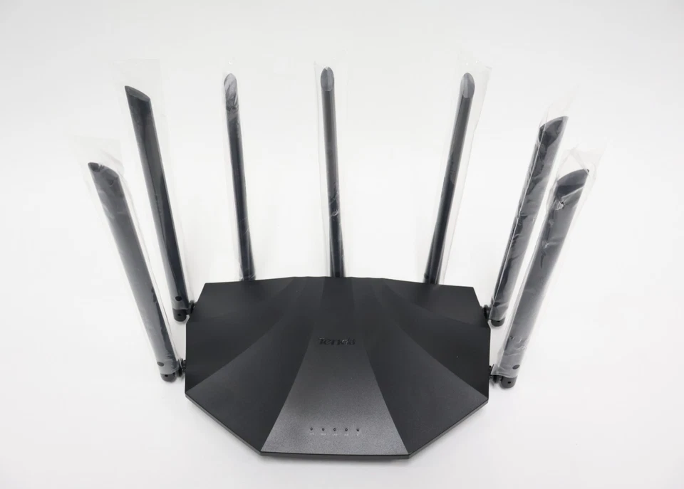 Tenda AC23 Dual Band Smart WiFi Router - Black New Open Box - Image 2 of 4