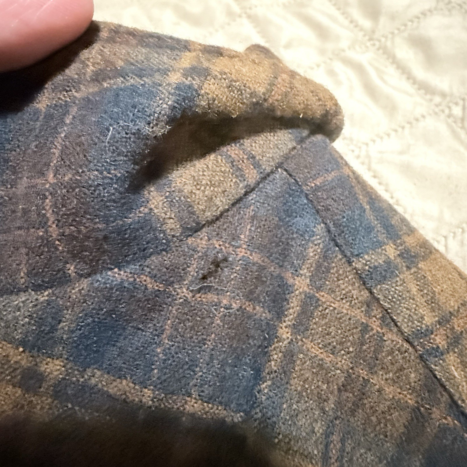 Vintage Pendleton Loop Collar Wool Board Shirt Pl… - image 13