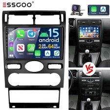 Carplay Autoradio Für Ford Mondeo MK3 2004-2007 Android 15 GPS Navi 4+64G Kamera