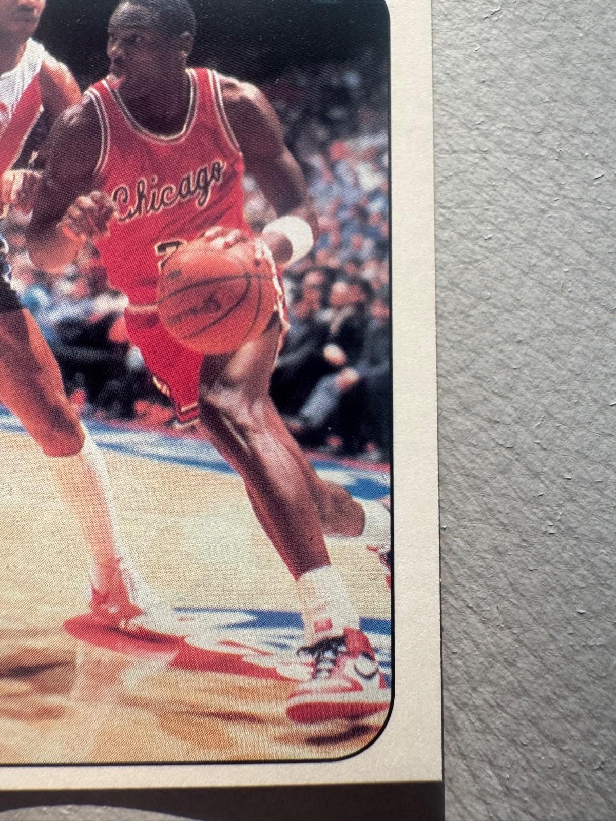 1986-87 Fleer - Stickers Michael Jordan #8 (RC) view 6