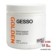 16 fl. oz. Professional Acrylic Gesso - Opaque - Professional Acrylic Gesso
