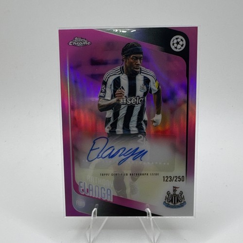 Topps Chrome Anthony Elanga Newcastle United Auto #CA-AE Serial /250 2025/26