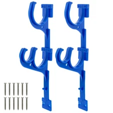 Plastic Swimming Pool Hanger Set, Hold Telescopic Poles, Nets, Brushes, Vacuums