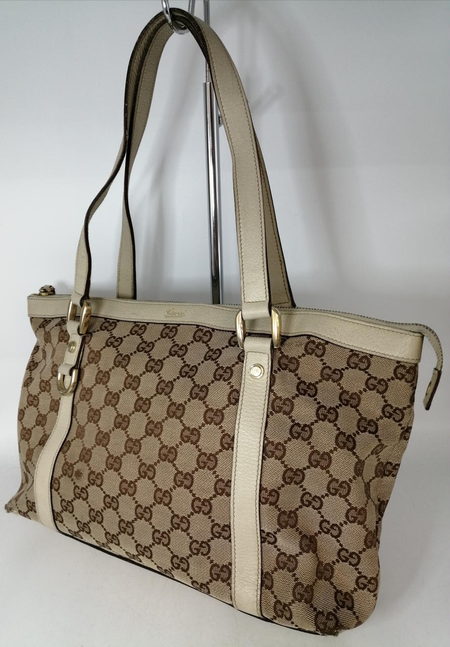 GUCCI GG Canvas Tote Bag 141470 in Black-image