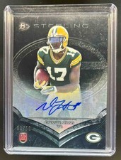 2014 Bowman Sterling Davante Adams Auto RC Black Refractor Rookie #/50 Packers