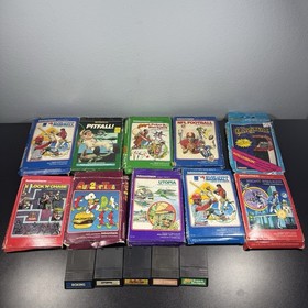 Vintage Video Game Intellivision Games (15)baseball Pitfall Burger Time Utopia