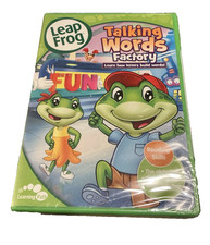 LeapFrog Talking Words Factory DVD 2009 NEW Preschool Phonics Letters Leap Frog