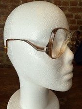 Vintage Metzler Made In Germany MCM Glasses Brown Clear Frame Only