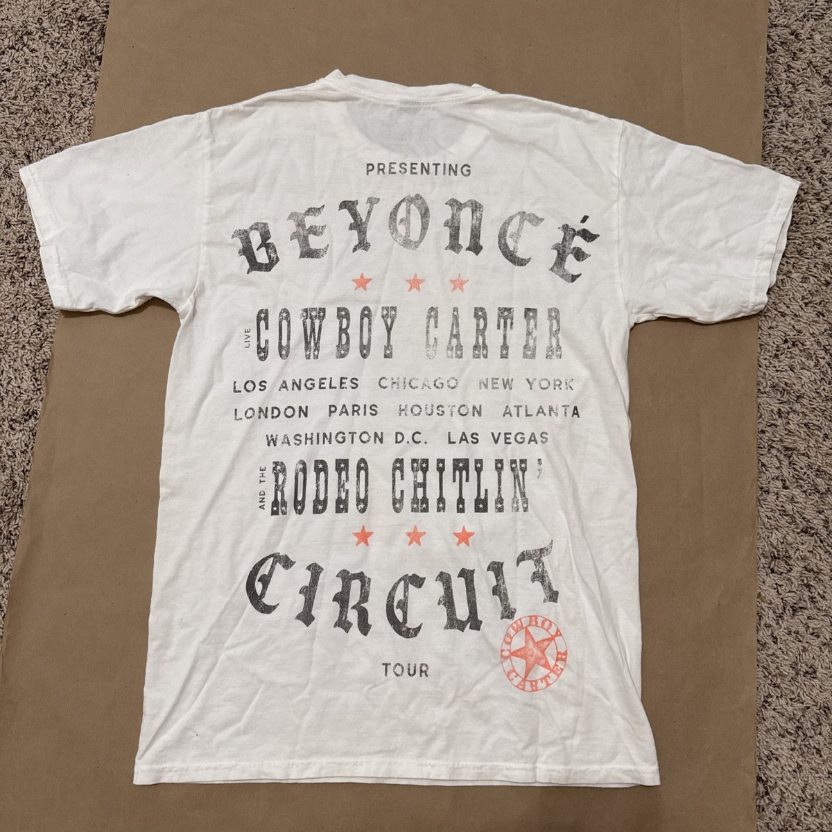 Beyonce Cowboy Carter Official Tour Merch “Most Wanted Tee