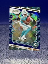 JAYLEN WRIGHT 2024 Panini Absolute Rookies BLUE Diamonds RC SP /199 Dolphins