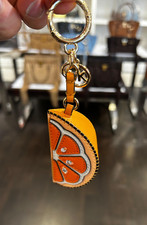 Michael Kors Rad arancione regalo borsa ciondolo portachiavi portachiavi MK