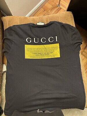 Gucci Black Cat T-ShirtShort Sleeve Size XL Authentic | eBay Gucci Black Cat T-ShirtShort Sleeve Size XL Authentic | eBay
