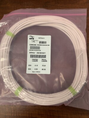 OFS Interconnect EZ-Bend JR5DW001SCASCA015m Optical Cable SCA to SCA 15m White