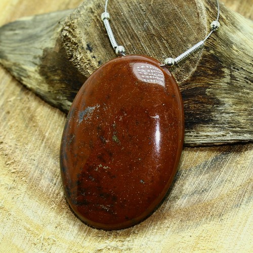 Bloodstone Smooth Oval Cabochon Briolette Natural Loose Gemstone Making Jewelry - Picture 2 of 3